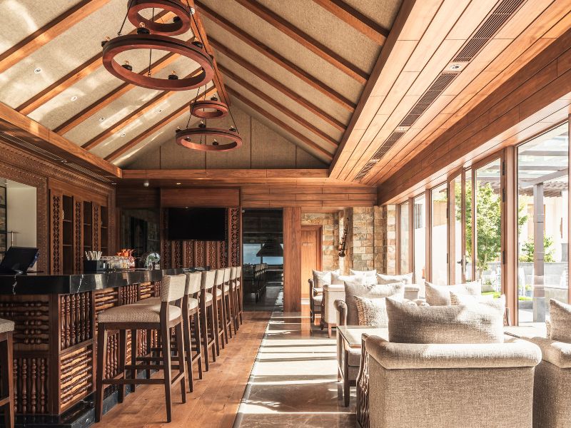 Dusit Thani Himalayan Resort bar interior