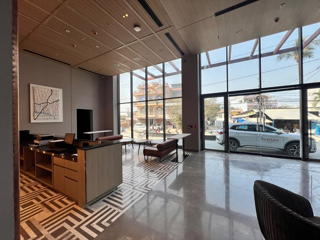Reception and lobby