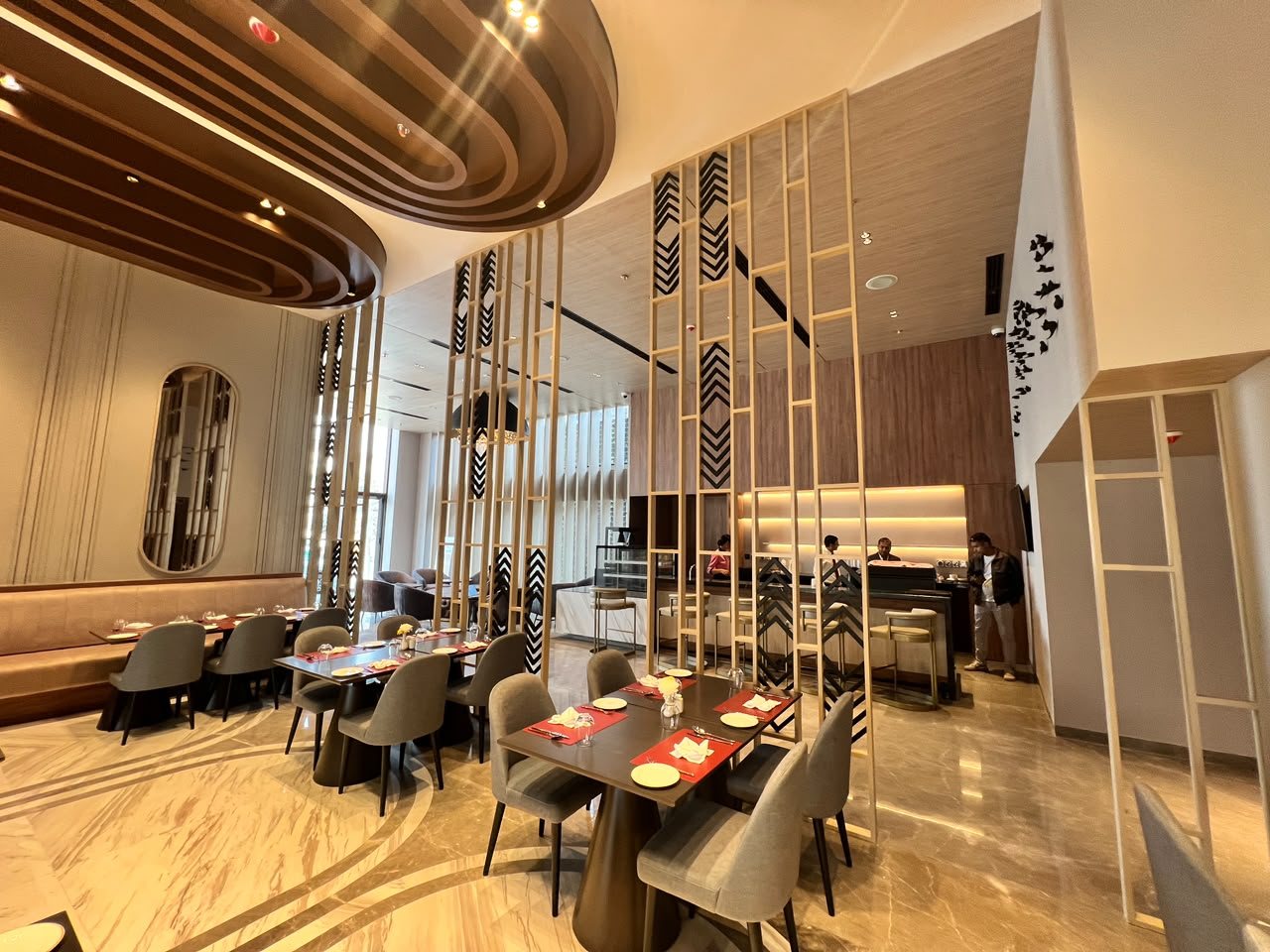 Restaurant and bar